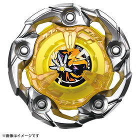 TAKARA TOMY Beyblade X UX-03 large-diameter blade and weight boosting endurance.