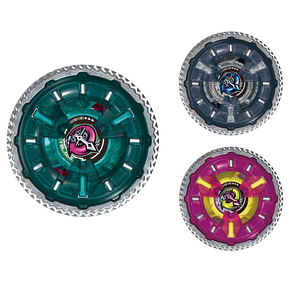 Takara Tomy Beyblade X UX-16 Random Booster close-up for customizable battles.