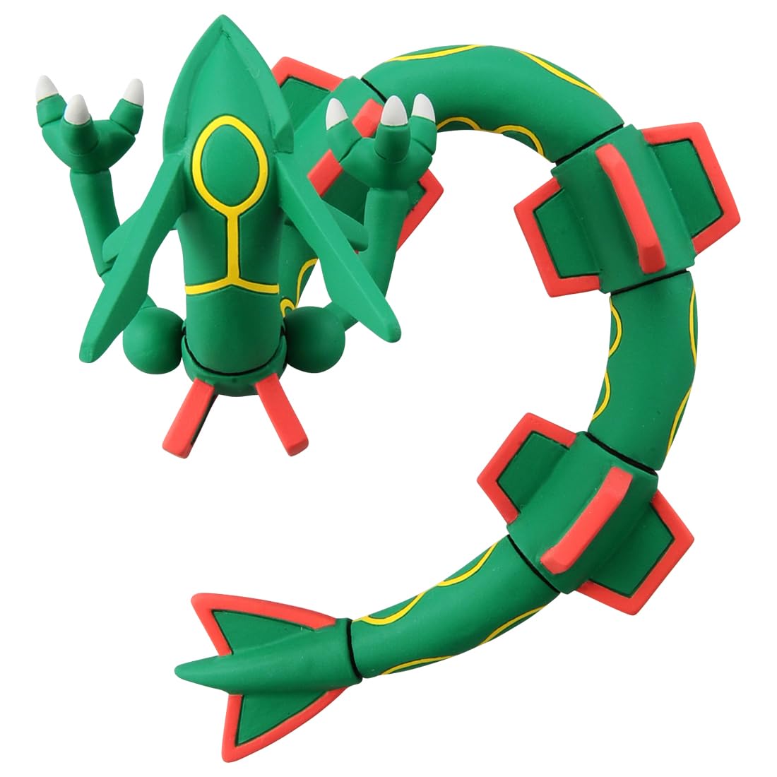 Takara Tomy Moncolle Rayquaza figure arm pose for dynamic display