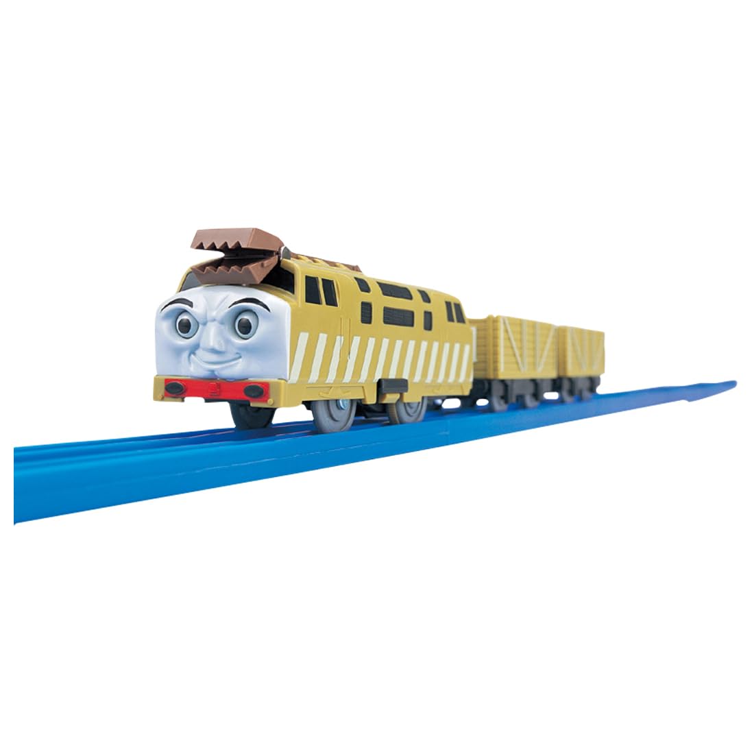 Takara Tomy Plarail Thomas Diesel 10 front view for smooth on-track action
