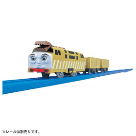 Takara Tomy Plarail Thomas Diesel 10 left side view with authentic detailing
