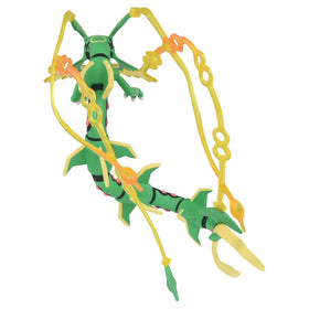 TAKARA TOMY Mega Rayquaza tail: intricately textured scales catch light