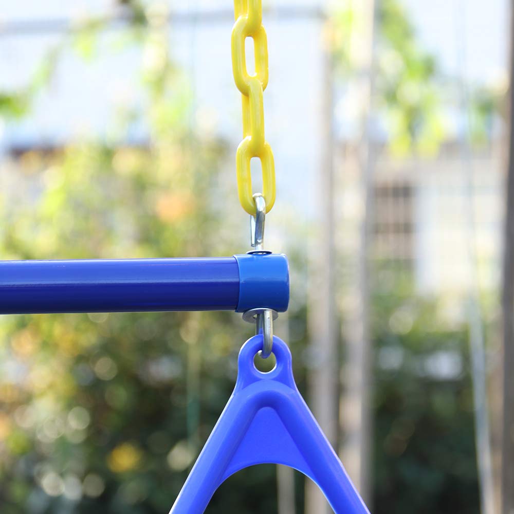 Take Me Away adjustable chain height lets you customize play height.