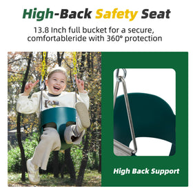 Take Me Away high-back bucket seat provides ergonomic support for growing toddlers.