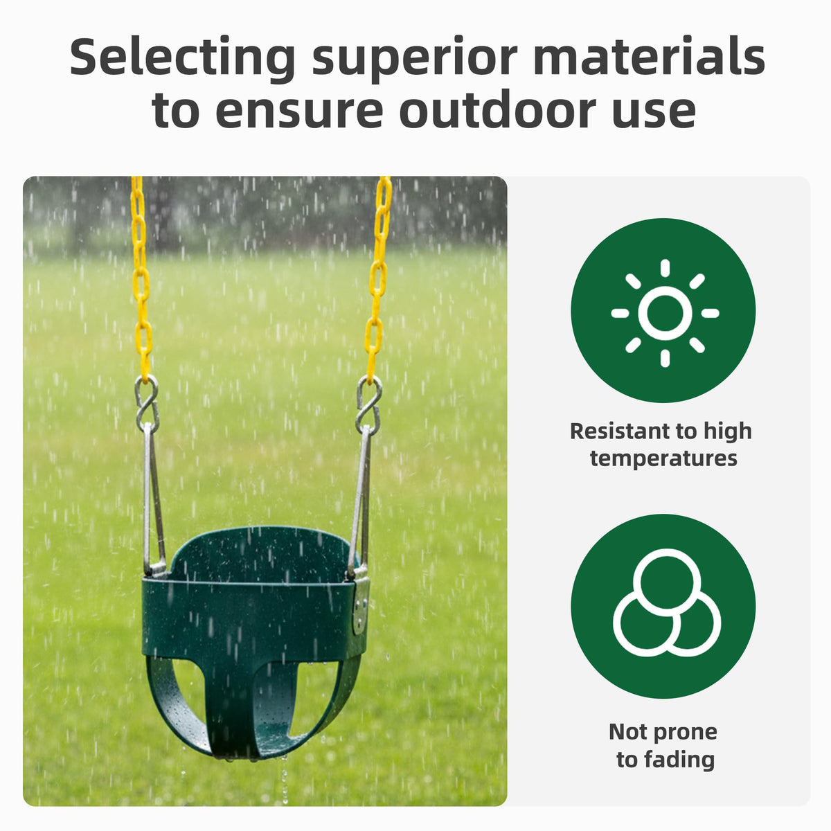 Take Me Away easy-install outdoor swing hang quickly and enjoy.