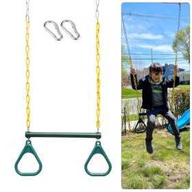 Take Me Away easy-install trapeze keeps backyard setup simple