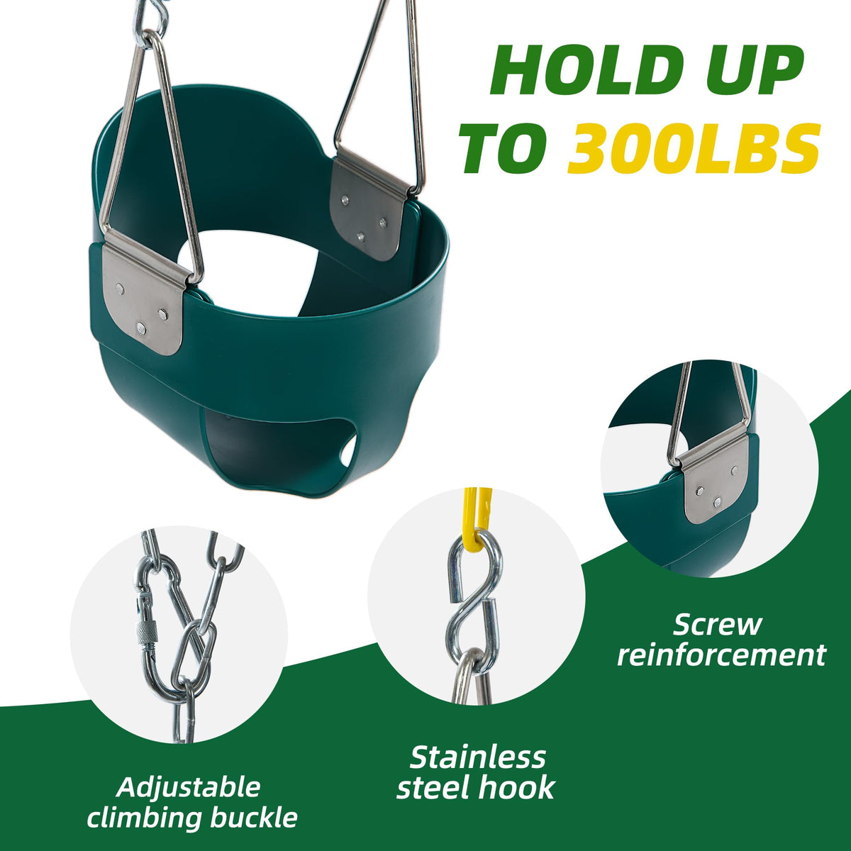Take Me Away gift-ready outdoor swing ideal for grandparents or daycare.