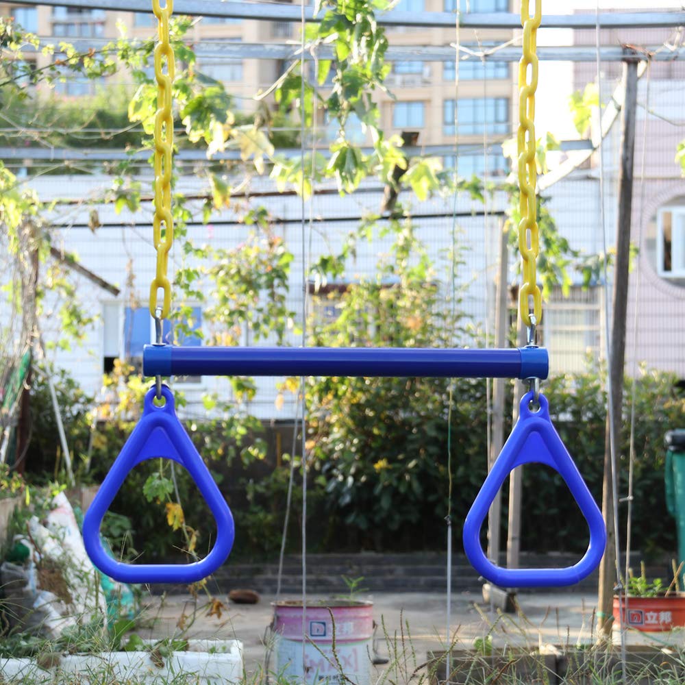 Take Me Away iron bar and PE rings support quick trapeze installation.