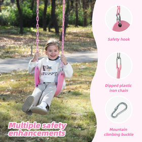 Take Me Away plastisol-coated hardware for smooth attachment