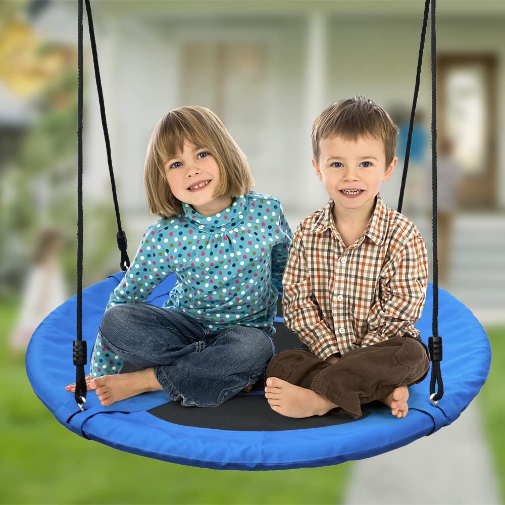 Take Me Away saucer swing blue installation guide shown for quick setup