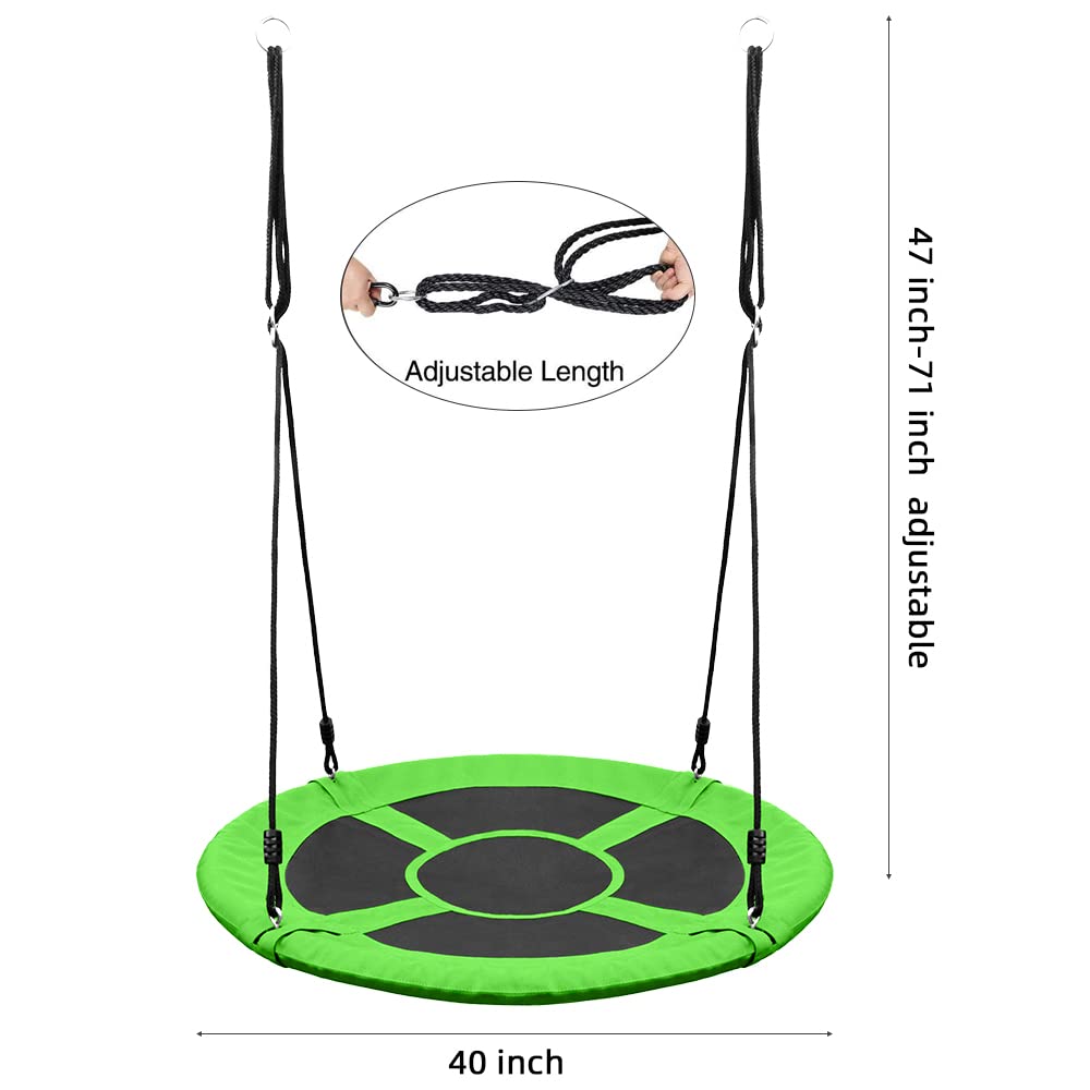 Take Me Away Saucer Tree Swing easy-assembly setup for quick installation