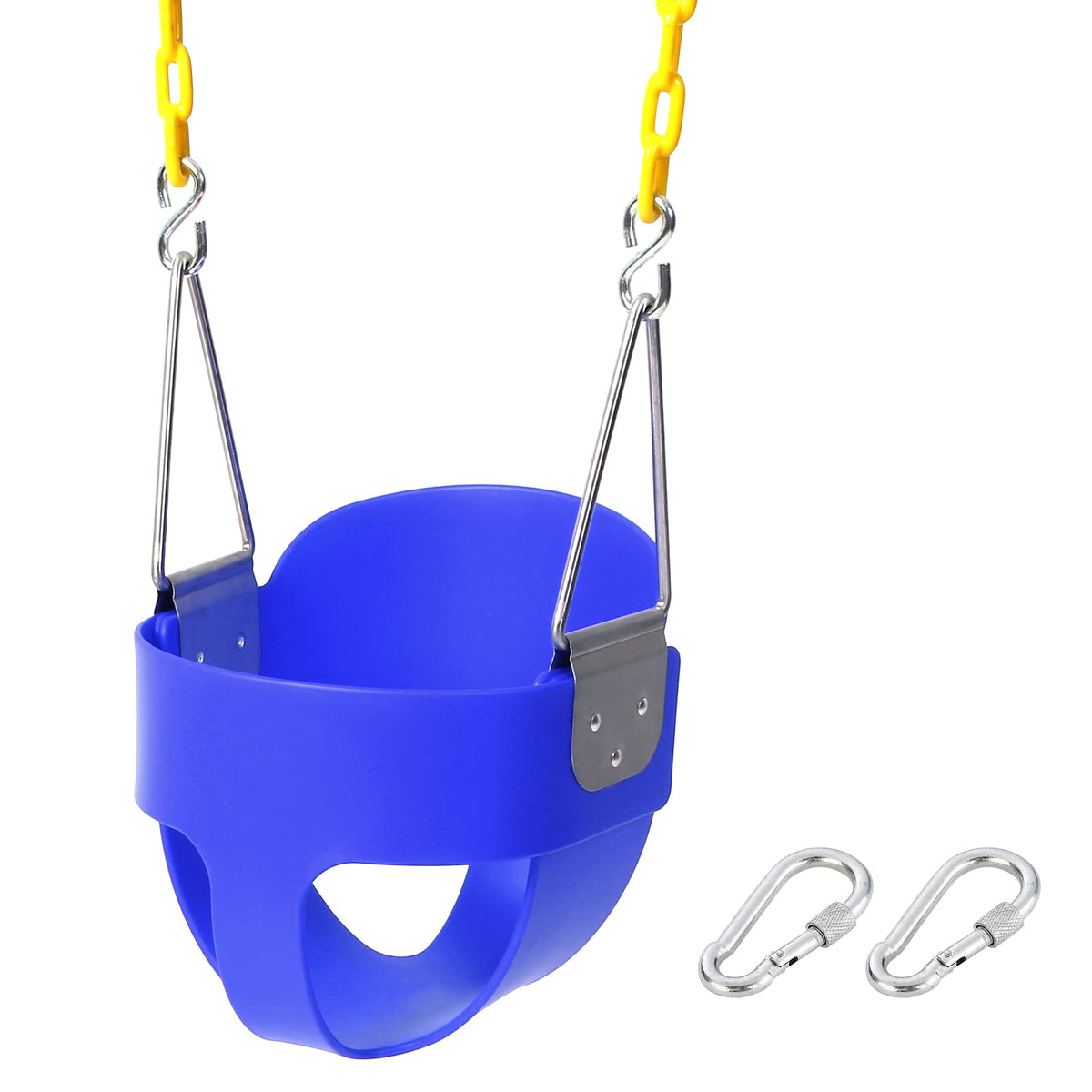 Take Me Away toddler swing with high-back bucket seat for secure, cozy play outdoors