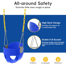 Take Me Away swing with weatherproof materials designed for durable outdoor use