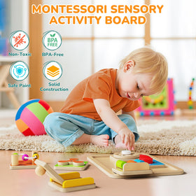 Takeeyce Busy Board bead maze—supports hand-eye coordination during tracing.