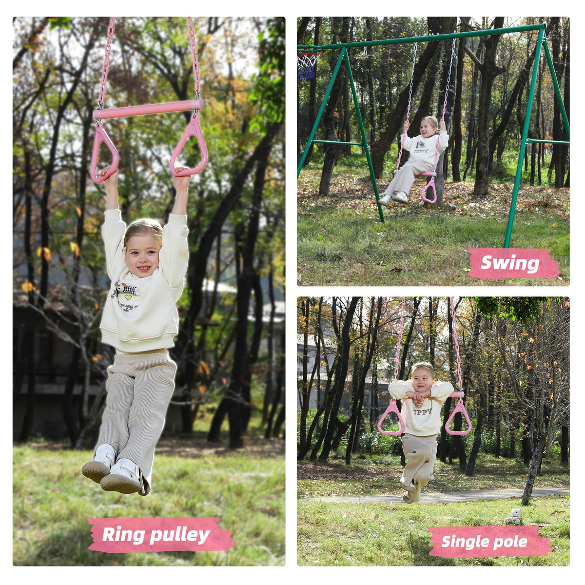 Take Me Away 48-inch heavy-duty chains for sturdy swing suspension