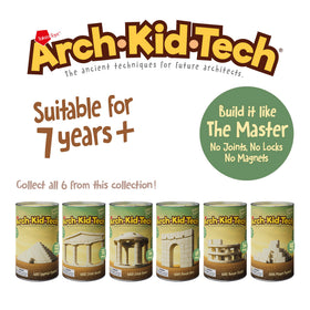 Taksa Toys historic Rome arch-set inspires exploration of ancient engineering concepts.