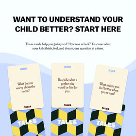TALES Kids Edition in use at family dinners encouraging conversation