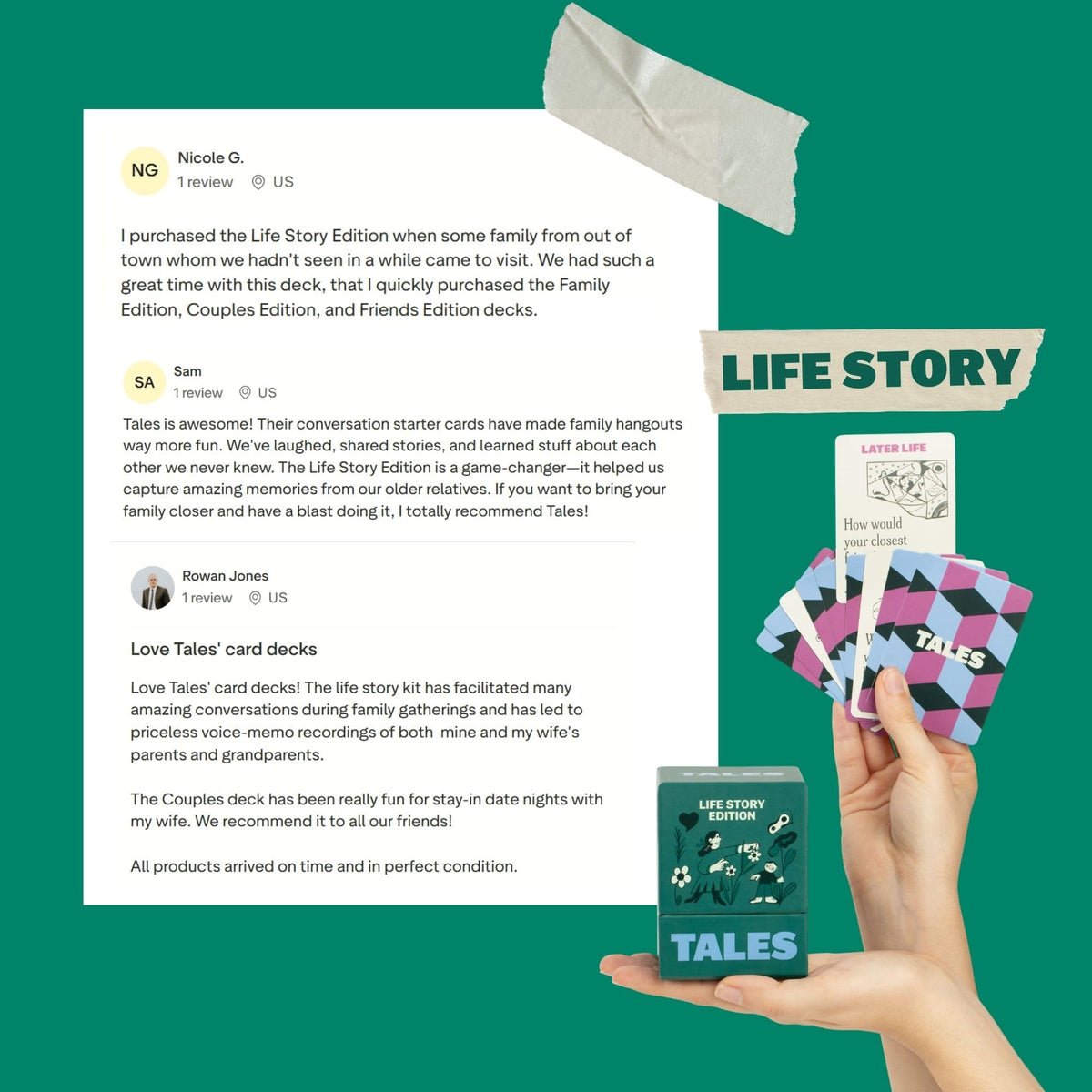 TALES Family dinner storytelling sessions become meaningful and connected memories.