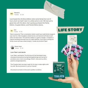TALES Family dinner storytelling sessions become meaningful and connected memories.