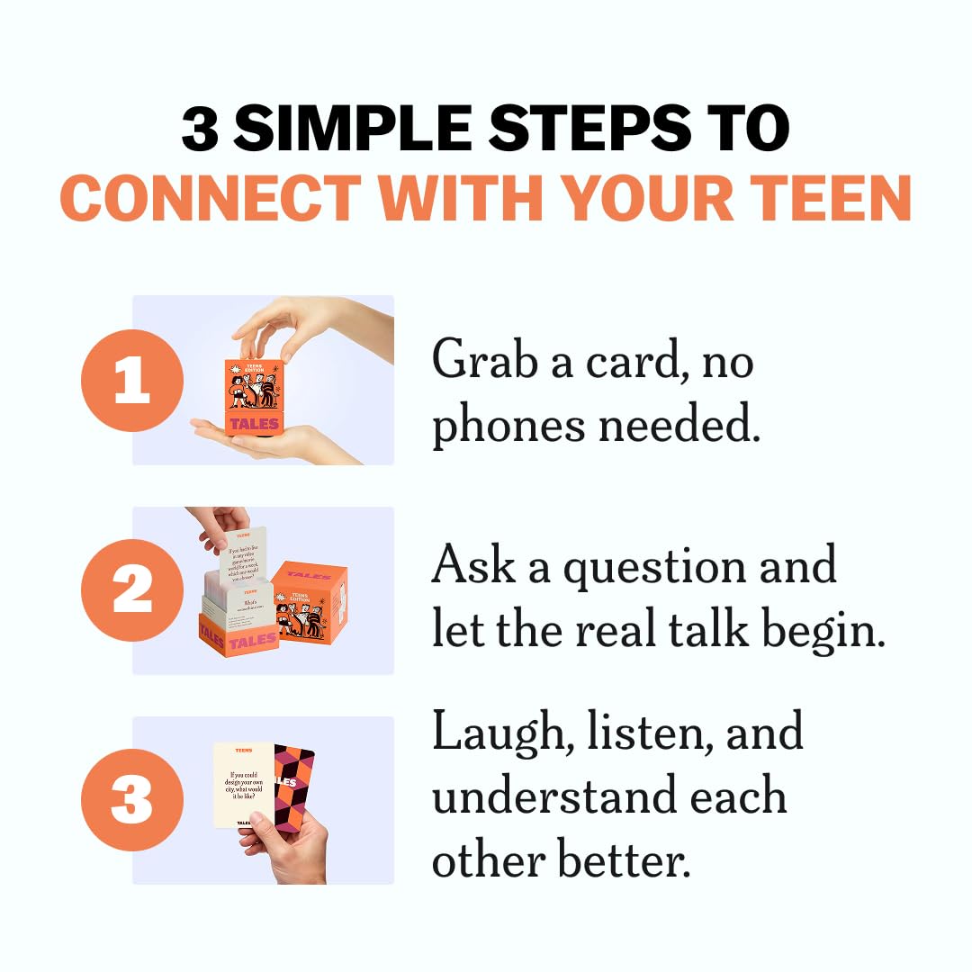 TALES Teens Edition card design closeup with inviting, teen-relevant visuals