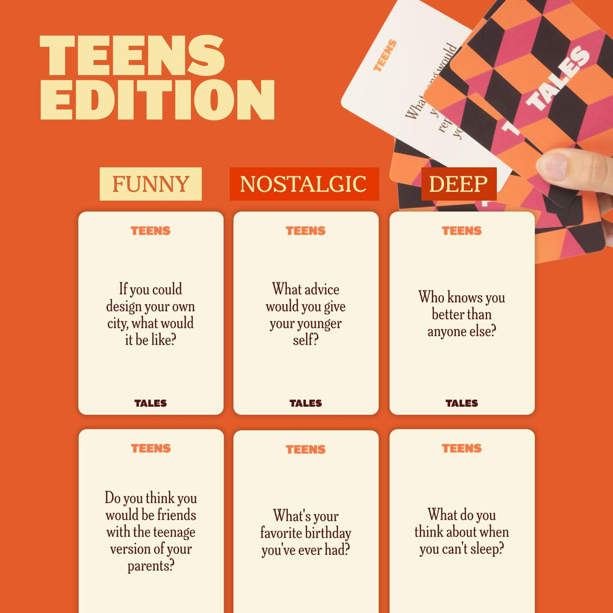 TALES Teens Edition durable case highlights compact, travel-friendly format