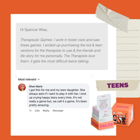 TALES Teens Edition teen interaction moment during a game night
