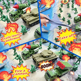 TALGIC Army Men Playset planes support fast-paced air missions