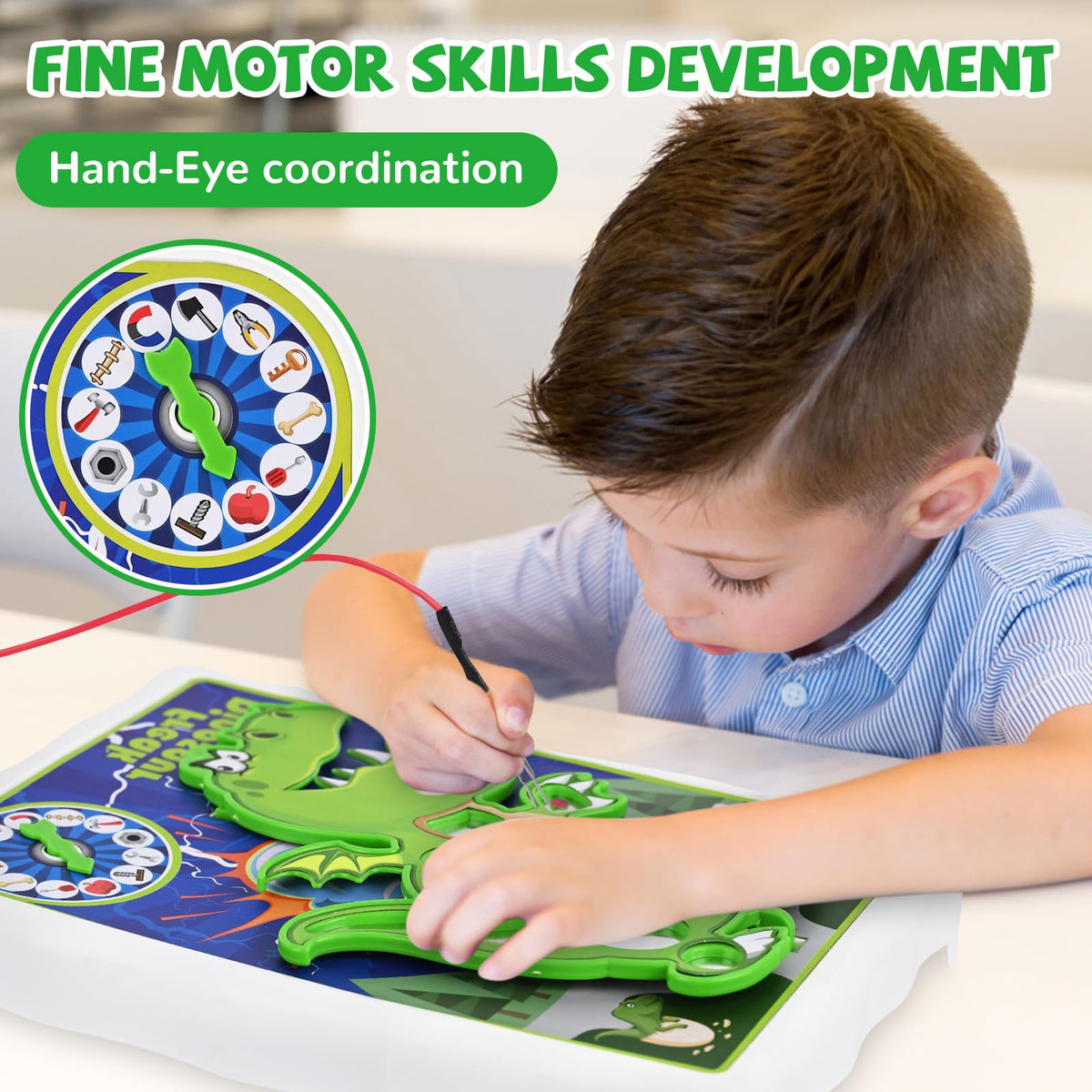 Kids playing TALGIC Dinosaur Board Game in a joyful play scene