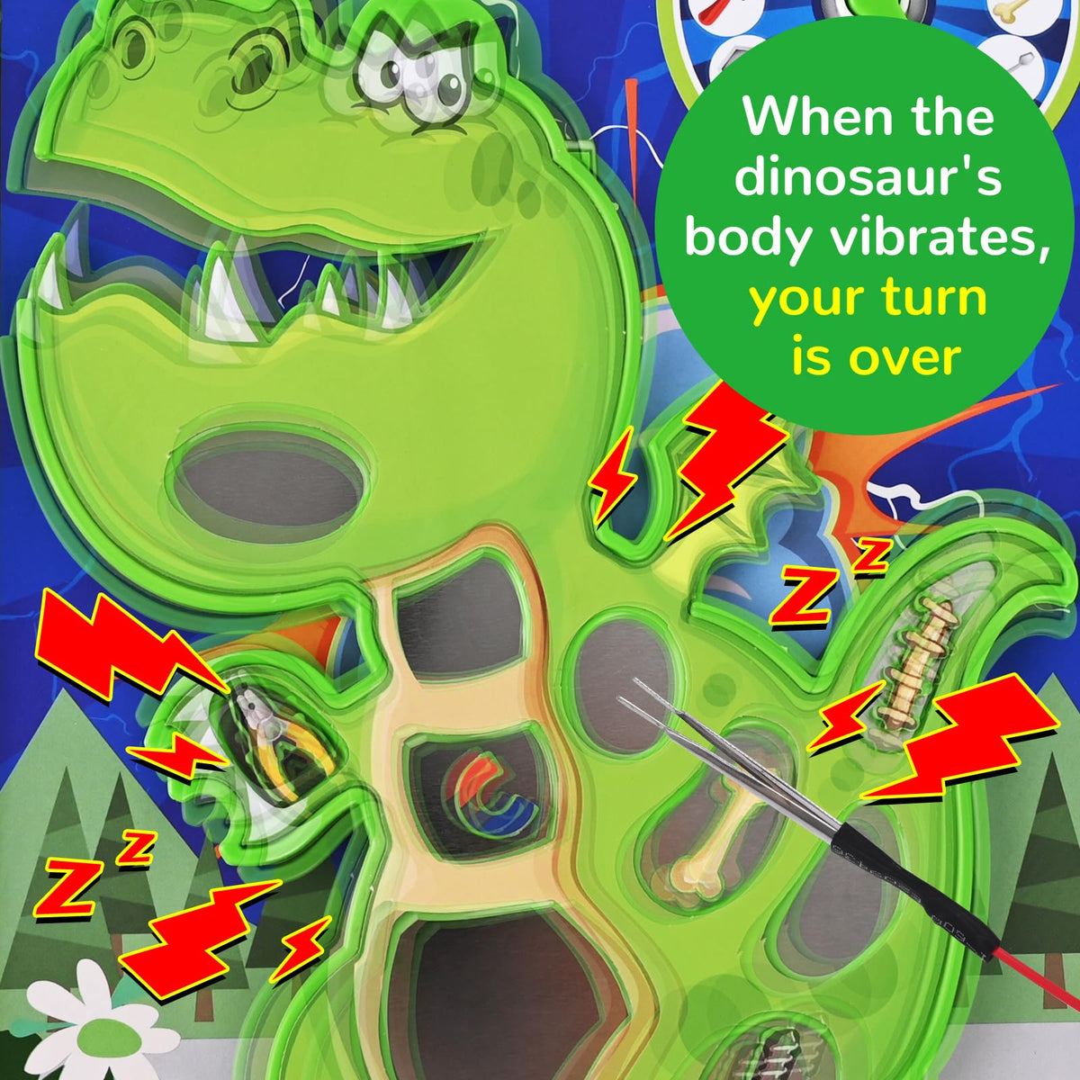 TALGIC Dinosaur Board Game illustrating STEM learning through hands-on play
