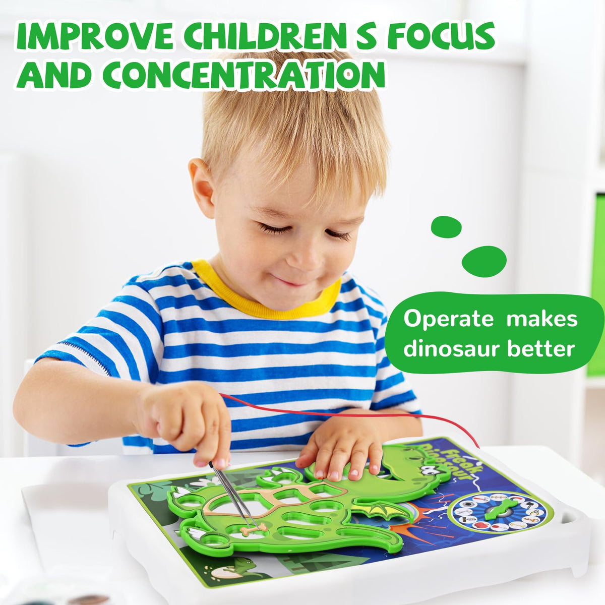 TALGIC tweezers for the dinosaur board game improving hand-eye coordination