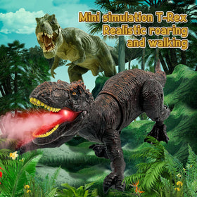 TALGIC dinosaur spray stream remote-control highlights interactive spray feature for outdoor fun