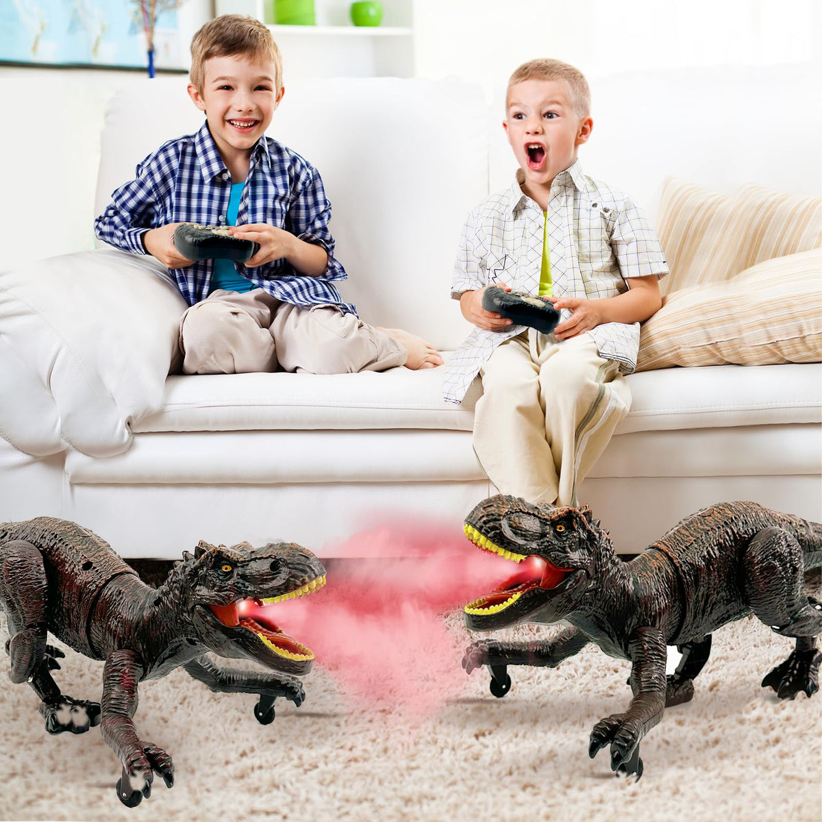 TALGIC dinosaur sturdy stable design demonstrates easy handling and reduced tipping during play