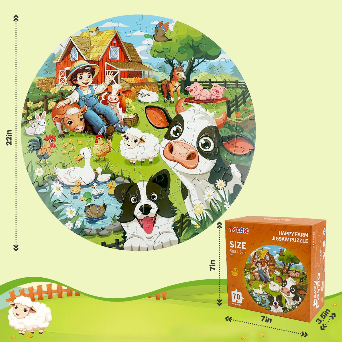 TALGIC warp-resistant pieces ensure durable play and longer enjoyment.