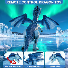 TALGIC dragon showing wings flapping during action