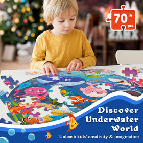 TALGIC sea creatures close-up helps kids identify species while building fine motor skills
