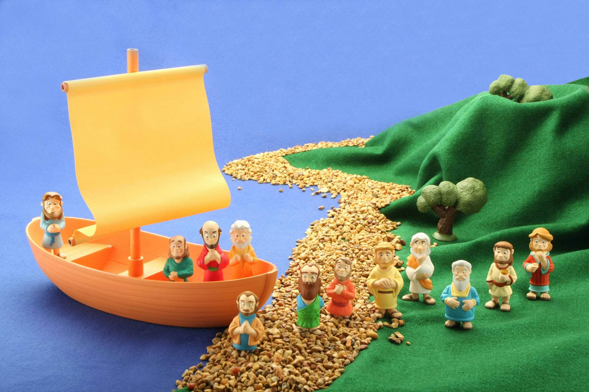 TaliCor BibleToys Tales of Glory sails and mast — helps recreate sea scenes.