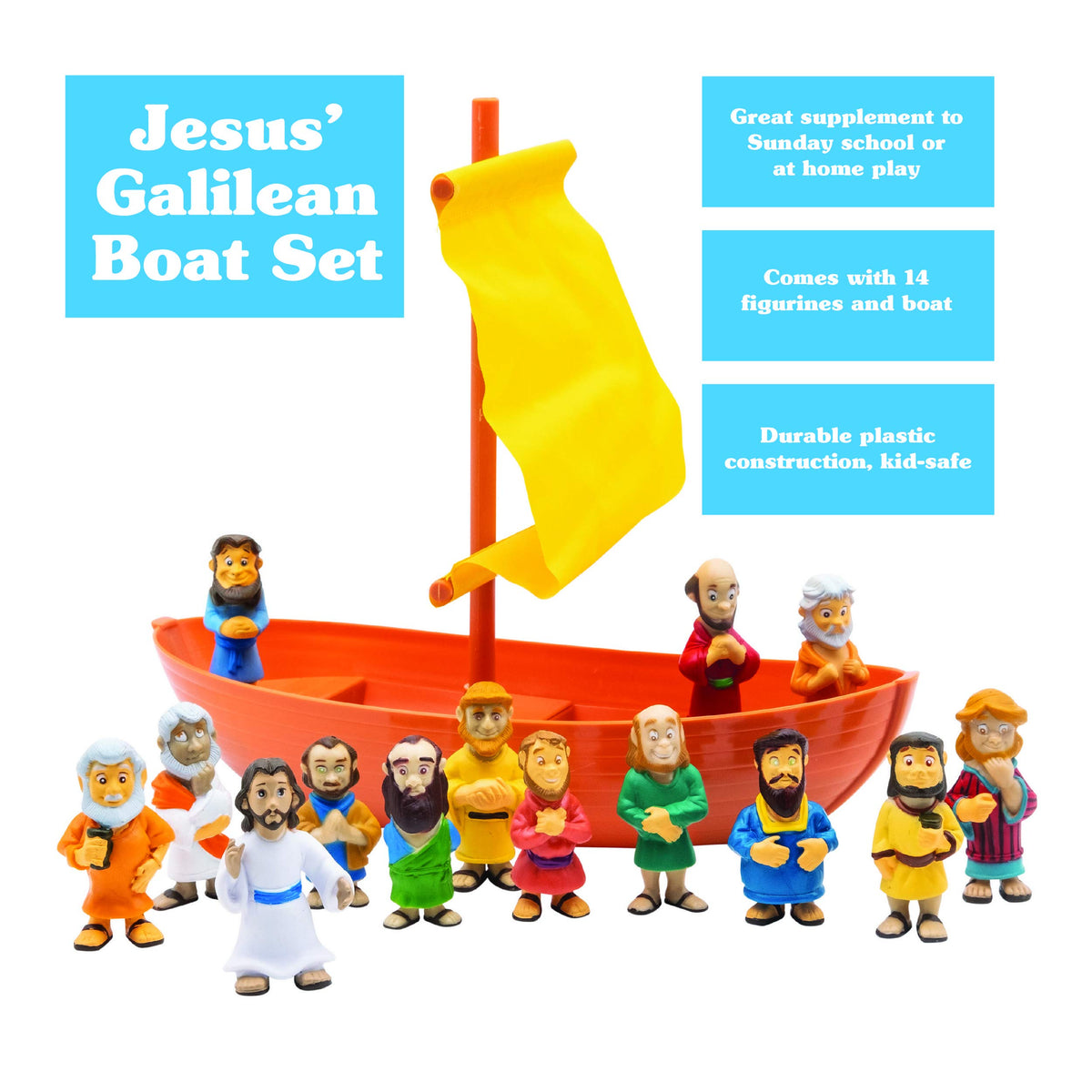 TaliCor BibleToys Tales of Glory 14 figurines — ready for interactive Bible adventures.