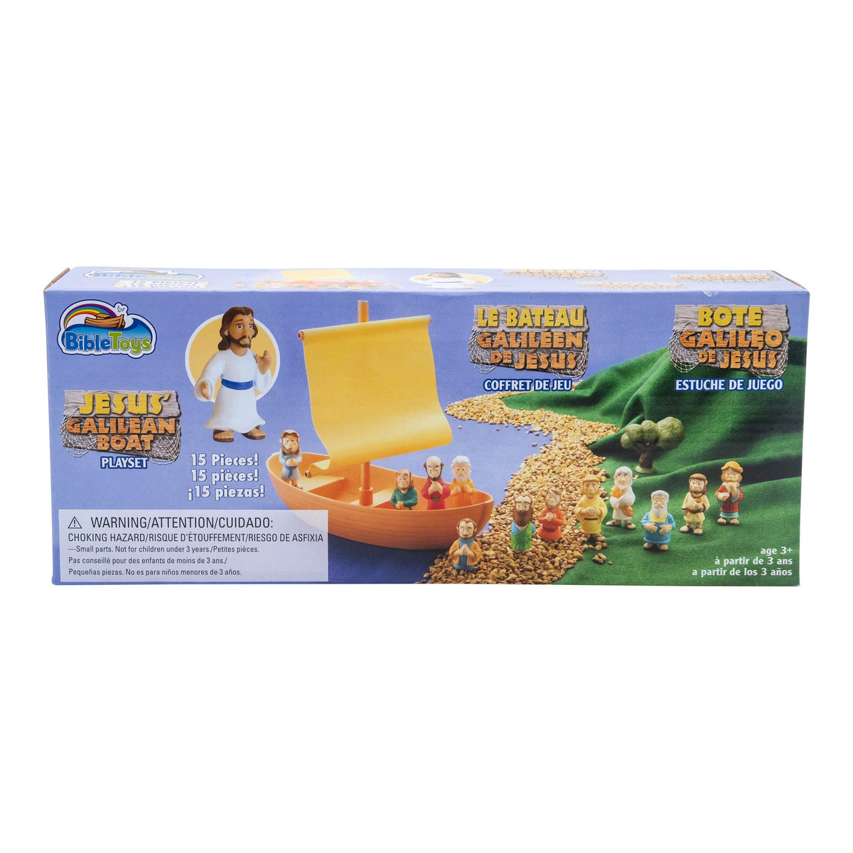 TaliCor BibleToys Tales of Glory Galilee Boat — durable playset for imaginative Bible storytelling.