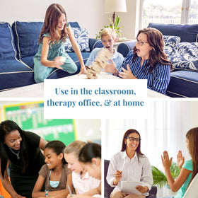 Talka Feelings Builder adult-use scenario demonstrates mindful regulation practice.