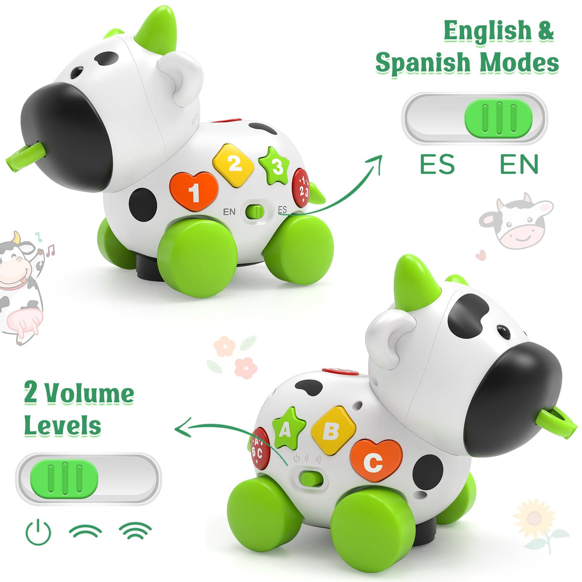 Talkfun BPA-free ABS toy with rounded edges for safe exploration.