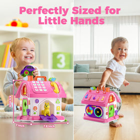 Talkfun windows and clock encourage visual-spatial exploration and daily-life storytelling.