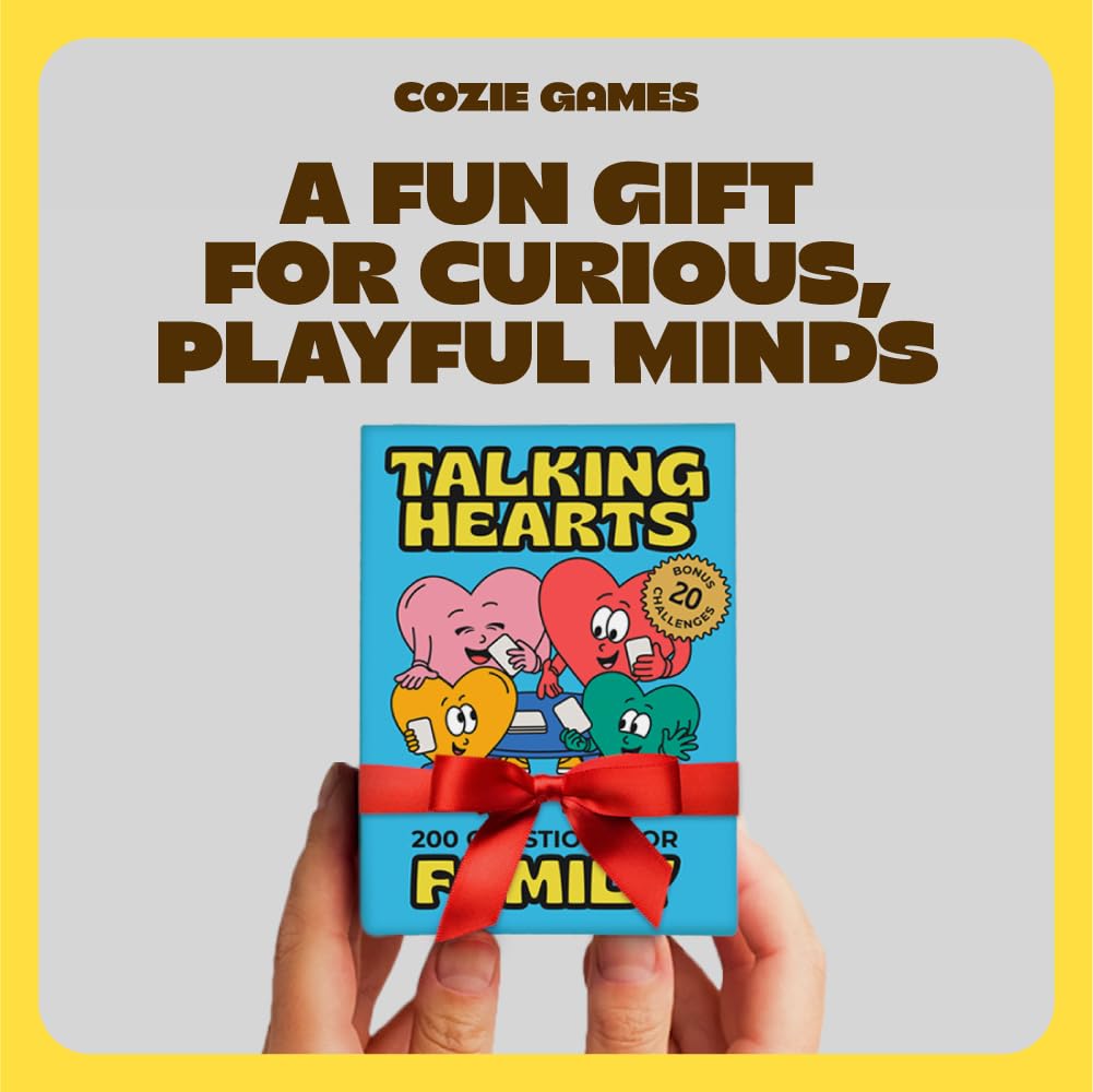 Talking Hearts card deck is easy to pull for quick, flexible sessions.