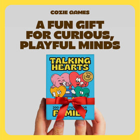 Talking Hearts card deck is easy to pull for quick, flexible sessions.