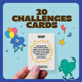 Talking Hearts 20 challenges promote active, playful family bonding.