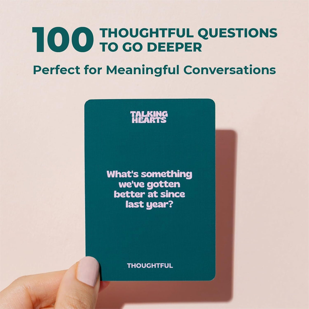 Talking Hearts wild cards prompt spontaneous moments to deepen your bond.