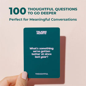 Talking Hearts wild cards prompt spontaneous moments to deepen your bond.