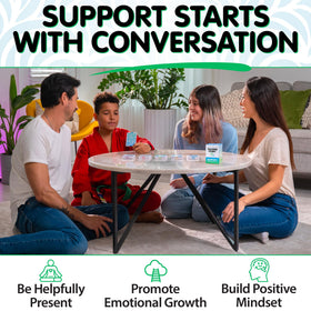 Talking Point Cards prompt card close-up inviting thoughtful prompts for children and adults.