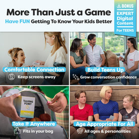 Talking Point Cards Teens Edition five categories guide topics for teens.