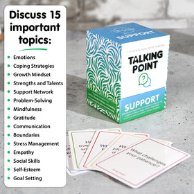 Talking Point Cards trauma-informed communication promoting respectful dialogue without triggering.