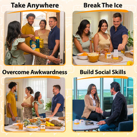 Talking Point Cards water-resistant coating ideal for casual, spill-prone settings